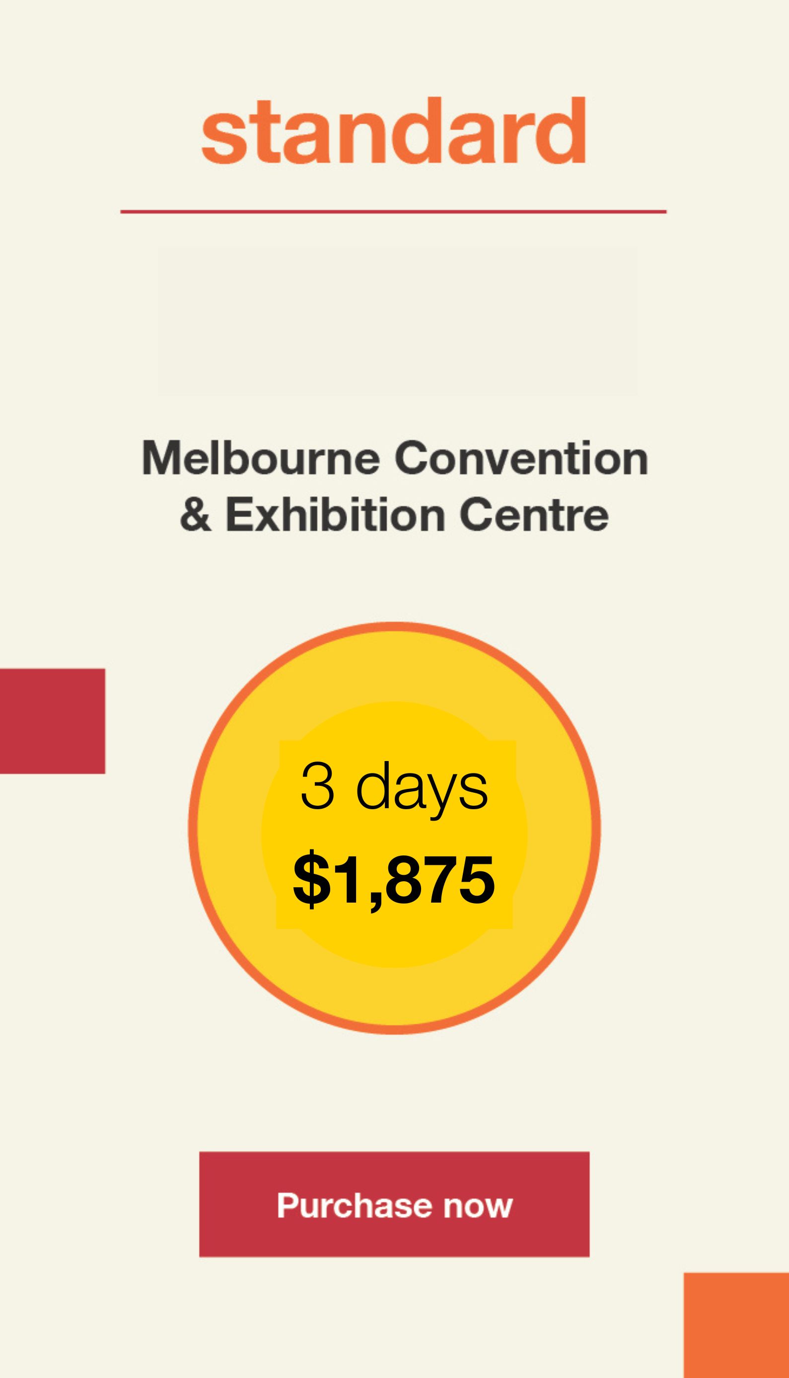 Super Early Bird Tickets - 3 Days. 17-22 August 2025, Melbourne Convention & Exhibition Centre
